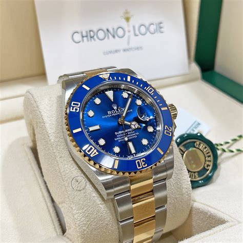 rolex submariner yellow gold blue dial price|Rolex Submariner blue gold price.